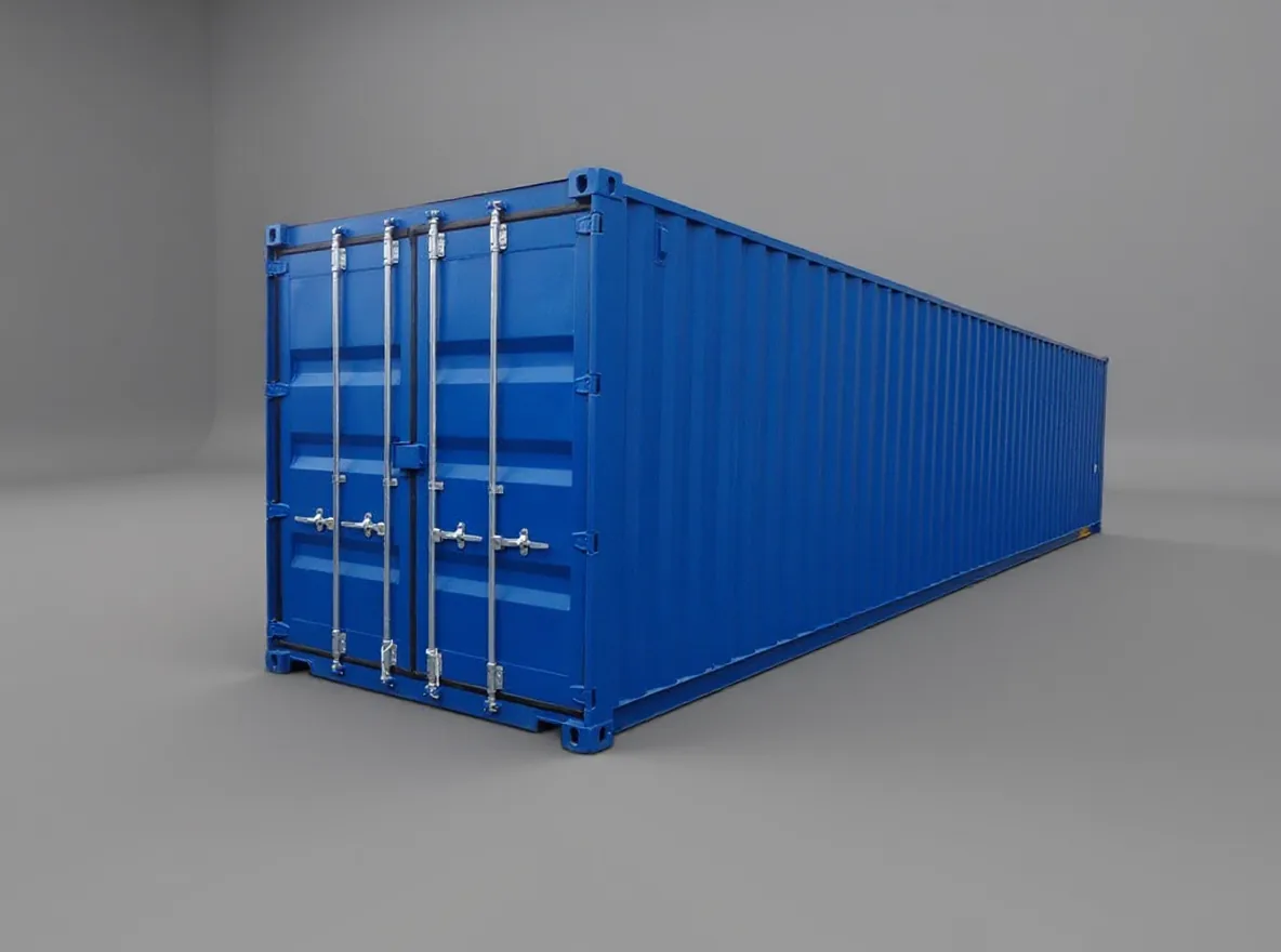 40 fots container med dobbeltdør RAL 5010