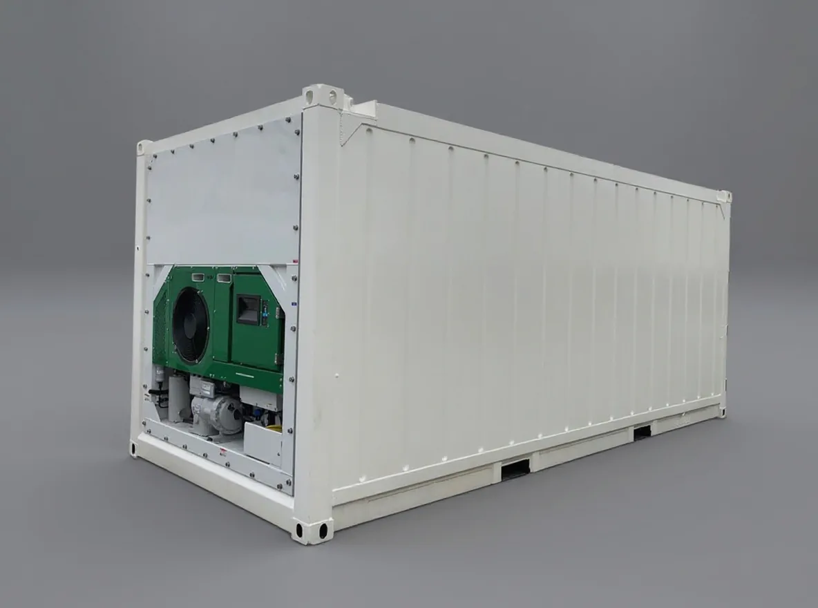 20 fods offshore kølecontainer RAL 9010
