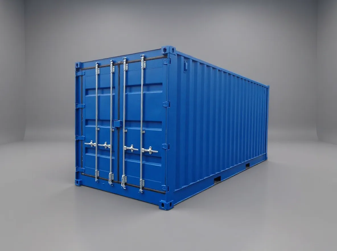 20 fots container med dobbeltdør og sidedør 3