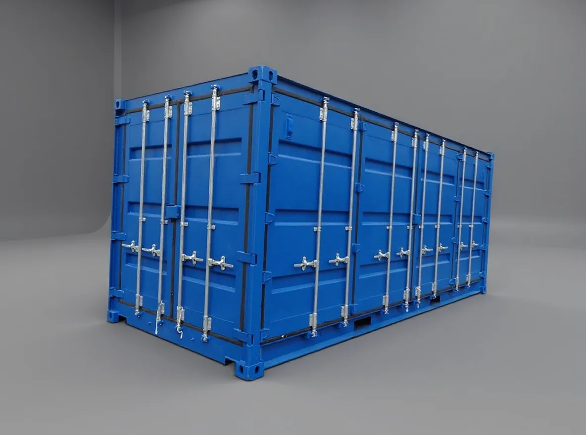 20 fods container med dobbelt sidedør RAL 5010