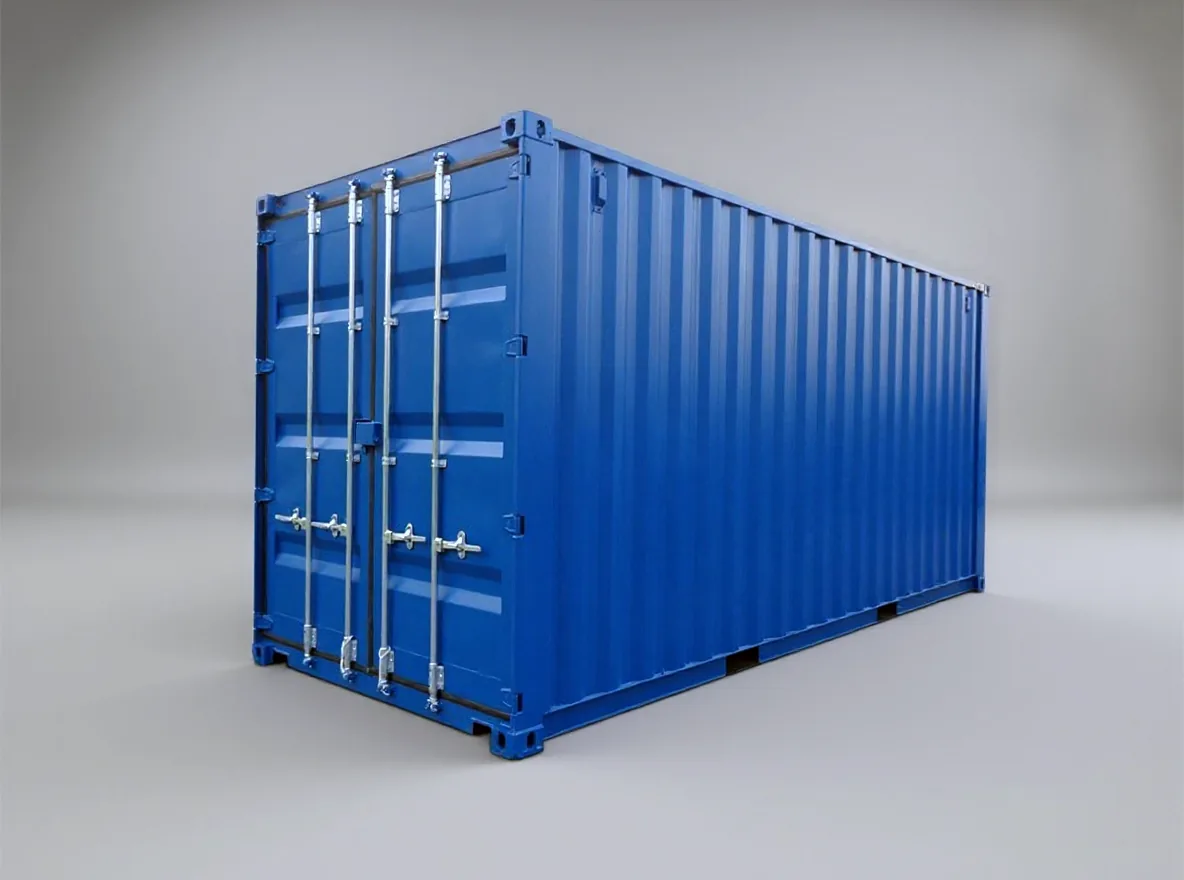 20 fods high cube container med dobbeltdør RAL 5010