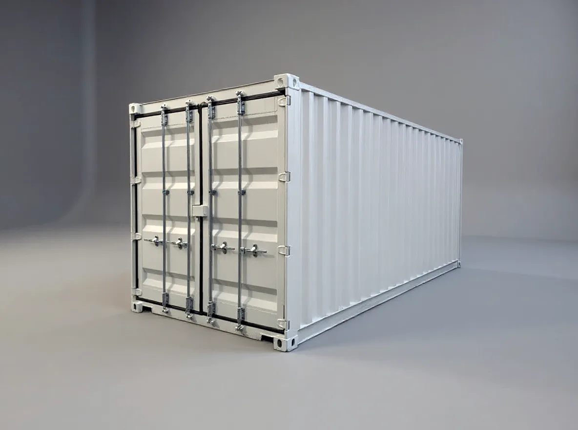 20 fods isoleret container RAL 9010