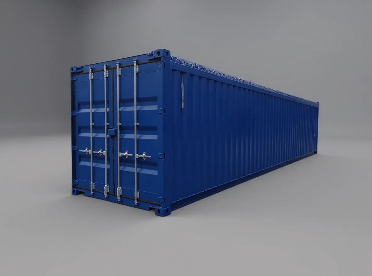 40 fods open top-container RAL 5010